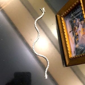 COPY - Sterling tennis bracelet with diamonds..